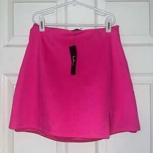 Elegant Pink Skater Circle Skirt